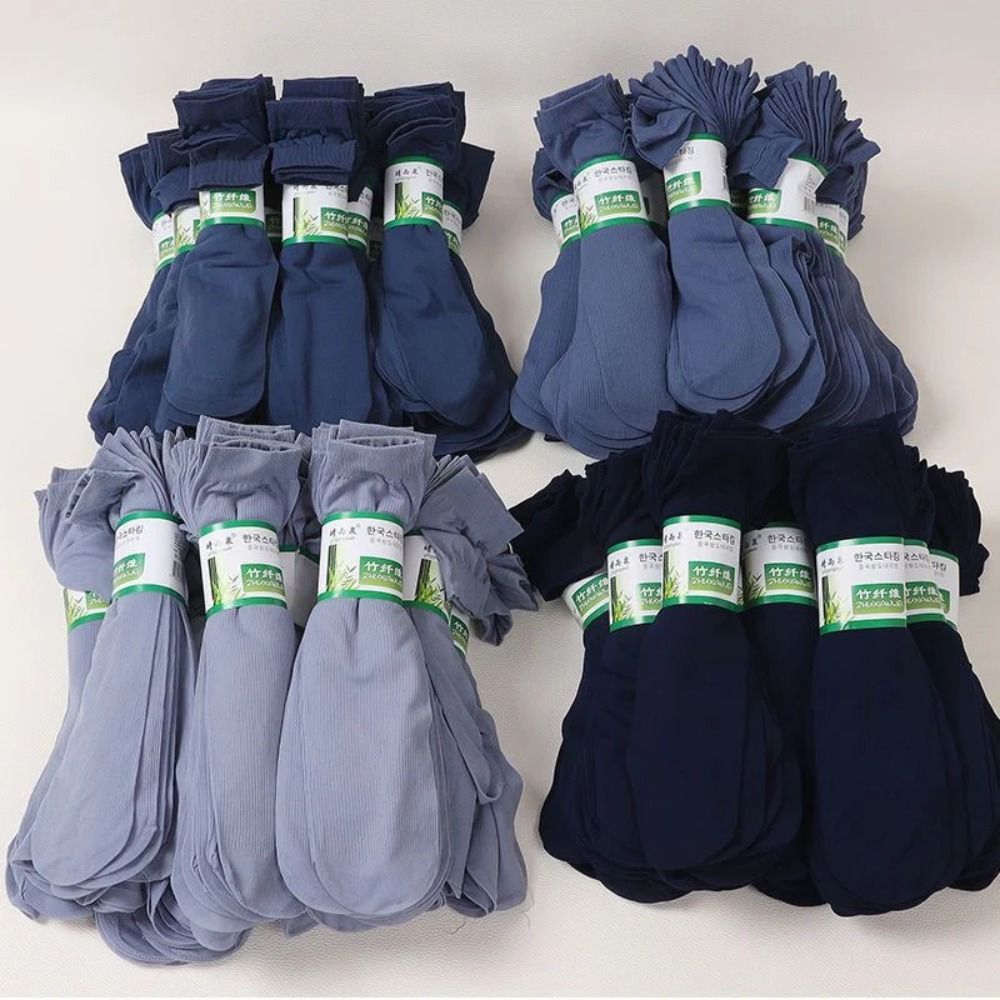 10pairs New Elastic Breathable - Silk Sock Bamboo recension och pris