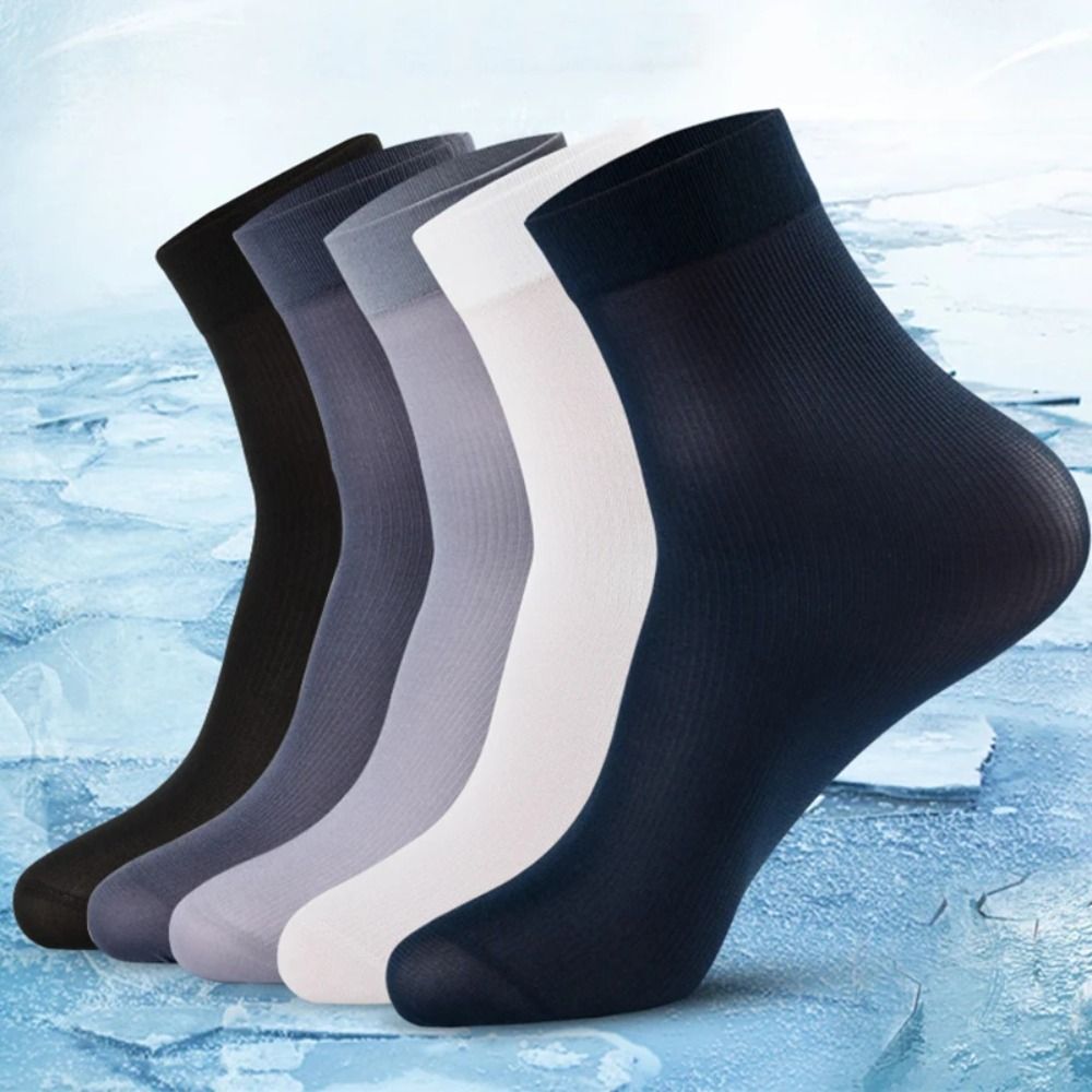 10pairs Fashion Breathable Men - Silk Sock Bamboo recension och pris