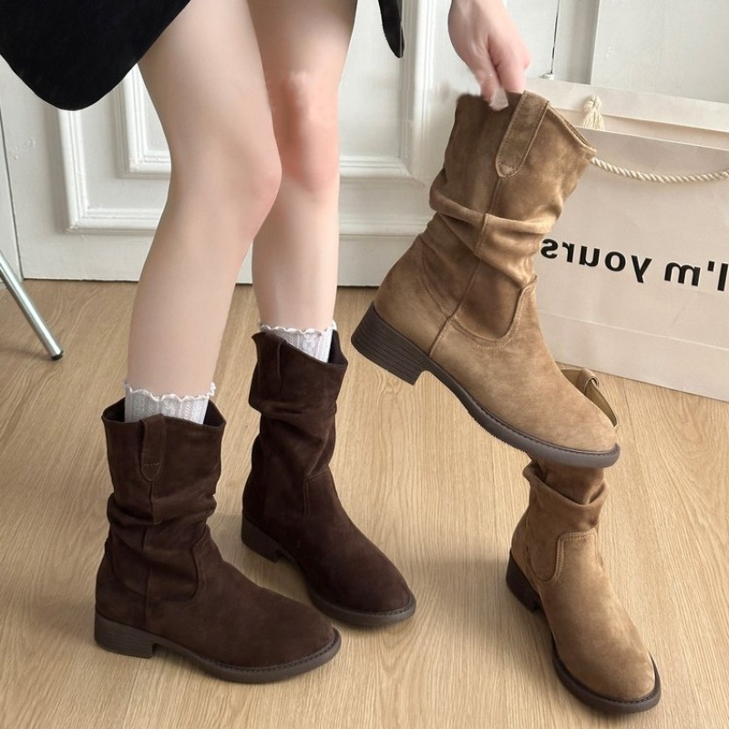 Women Slouchy Mid Calf Boots S - Boot Sock Slouchy recension och pris