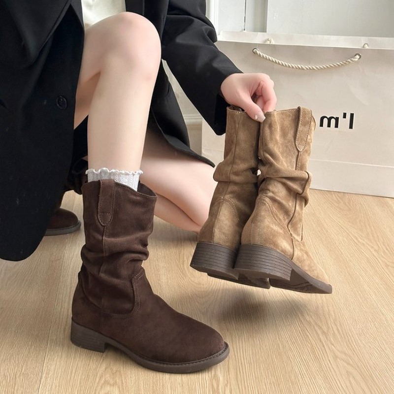 Women Slouchy Mid Calf Boots S - Boot Sock Slouchy recension och pris