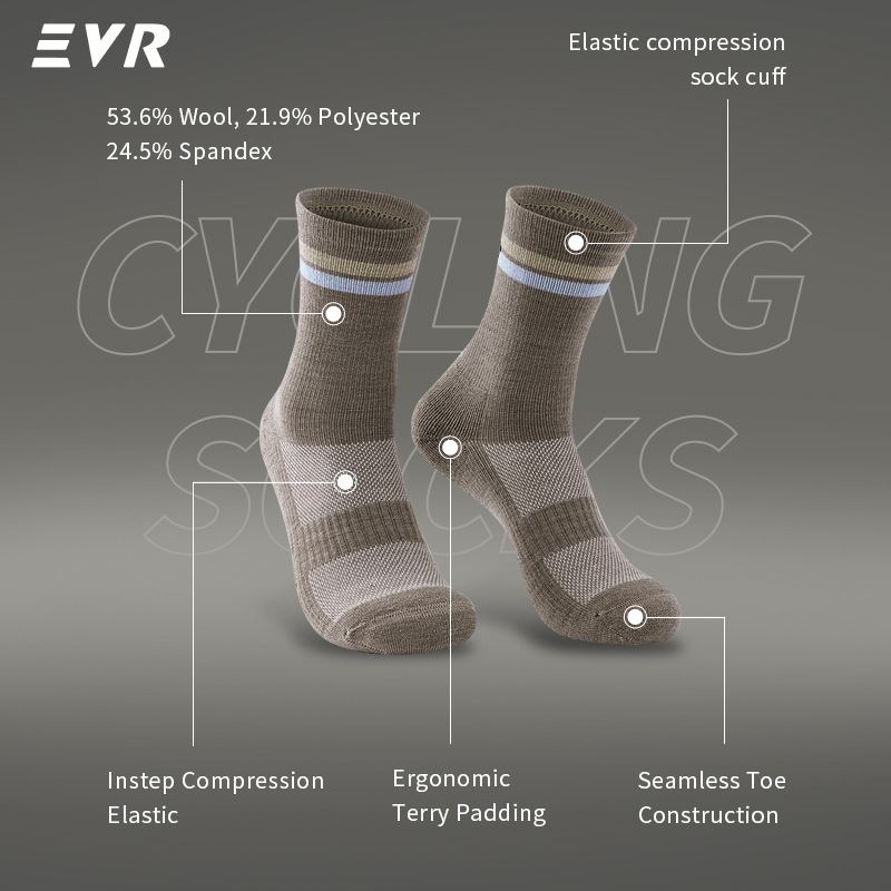 EVR Autumn Winter Merino Wool  - Wool Hiking Sock recension och pris